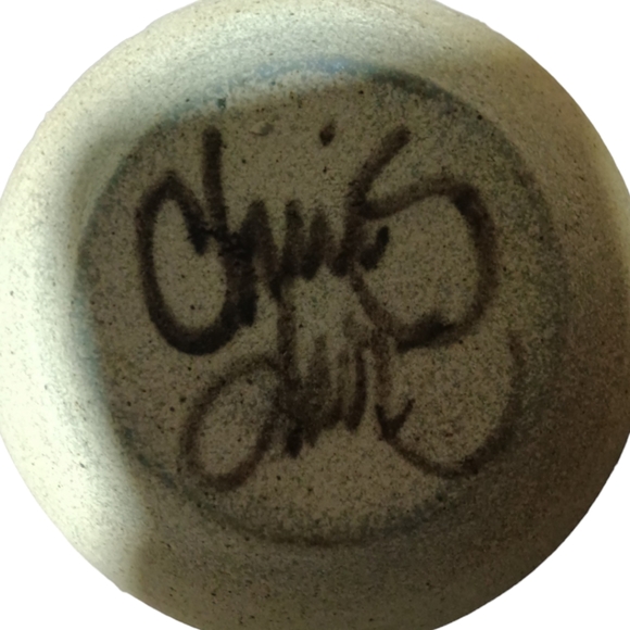 Studio Pottery Jelly Jar with lid and spoon - Picture 3 of 3